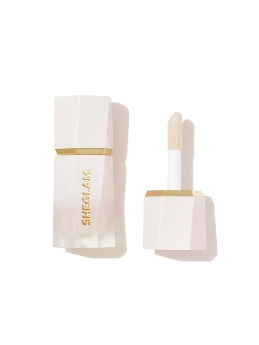 SHEGLAM Glow Bloom Liquid Waterproof Highlighter Long Lasting Cream Highlighter with Shimmer Dewy Finish - Vanilla Frost-Velvo Beauty