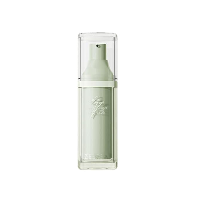 ZEESEA Green Correcting Face Primer for Brighten, Neutralizes Uneven Skin Tone and Facial Redness,Grips Makeup Base for Long-Lasting Wear,Cruelty-Free, 1.06 Oz-Velvo Beauty