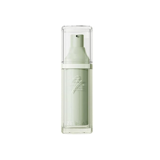 ZEESEA Green Correcting Face Primer for Brighten, Neutralizes Uneven Skin Tone and Facial Redness,Grips Makeup Base for Long-Lasting Wear,Cruelty-Free, 1.06 Oz-Velvo Beauty