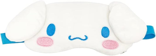 Hello Kitty Friends Characters Sleeping Eye Mask 1PC (Cinnamoroll/Pompompurin) (Cinnamoroll)-Velvo Beauty