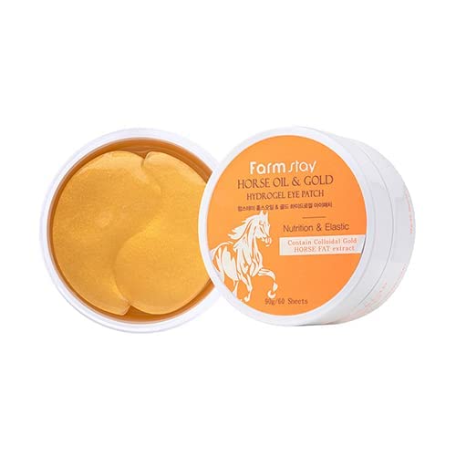 Farm Stay Horse Oil & Gold Hydrogel Eye Patch - 60 Sheets-Velvo Beauty