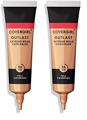 COVERGIRL Outlast Extreme Wear Concealer, Natural Beige 840 (Pack of 2)-Velvo Beauty
