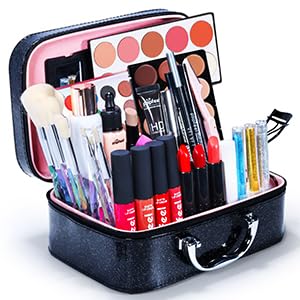 Makeup Kit For Women Full Kit, All in One makeup Gift full set, Include Eyeshadow Palette, makeup brushes, Lip Gloss Set, Lipstick, Foundation, Concealer, For Beginners and Professional-Velvo Beauty