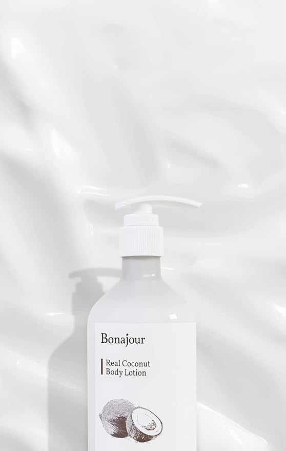 BONAJOUR] Vegan Daily Natural Coconut Oil Body Moisturizer – Treatment Healing Body Care 10.5 Fl. Oz-Velvo Beauty