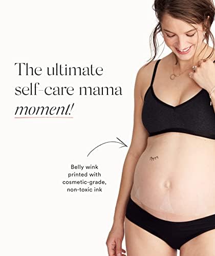 HATCH Belly Bestie Kit - Belly Oil, 4 Belly Masks, & Non-Toxic Belly Tattoos - Maternity Essentials - Belly-Centric Faves Perfect Maternity Gift-Velvo Beauty
