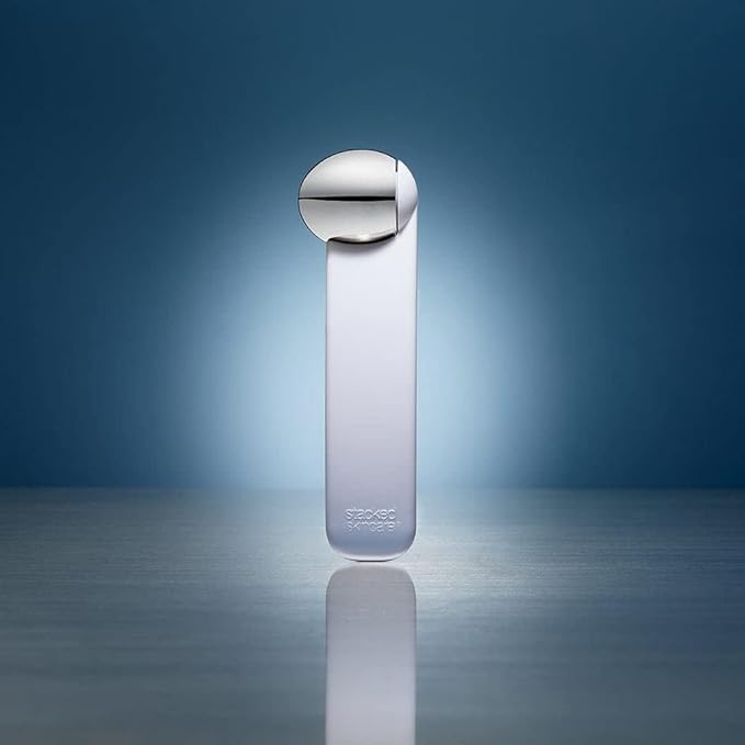 StackedSkincare Ice Roller for Face and Eyes - Stainless Steel Facial Ice Roller for Puffiness, Undereye Bags, Redness, Skin Cooling, and Lymphatic Drainage Massage - Face Roller for Women and Men-Velvo Beauty