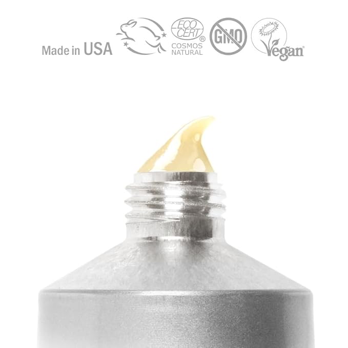 Hurraw! Balmtoo Squeezable Balm, Unscented: Thick and ultra-moisturizing for anywhere application. Body, face, lips, neck, fingers, toes. 1 tube = 7 sticks of lip balm. Natural, Organic. Made in USA-Velvo Beauty