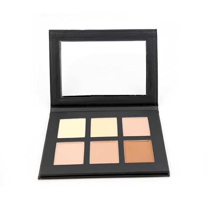 6 color Contour Cream Kit foundation mattle Sculpt Enhance Features (Light)-Velvo Beauty