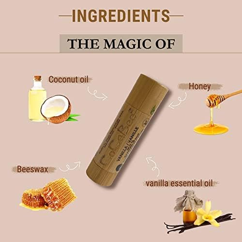 Chapstick Lip Balm Lip Moisturizer For Dry & Chapped Lips 100% Organic Lip Balm For Soft And Shiny Lips Cute And Portable Lip Care Balm for Kids and Women's With Bamboo Packaging (Peppermint)-Velvo Beauty