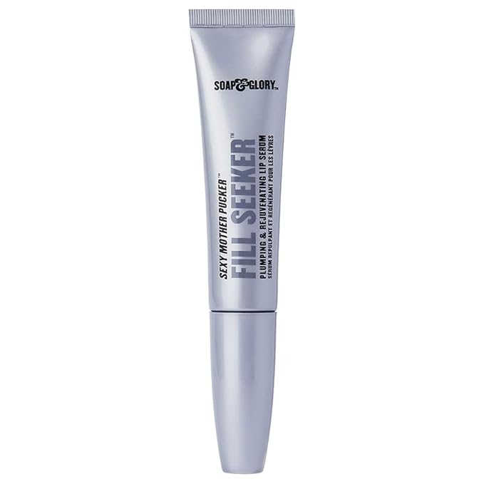 Soap & Glory Sexy Mother Pucker Fill Seeker Lip Plumper Gloss - Plumping Lip Gloss for Smooth & Moisturized Lips - Rejuvenating Lip Serum with Long-Lasting Hydration (0.5 fl oz)-Velvo Beauty