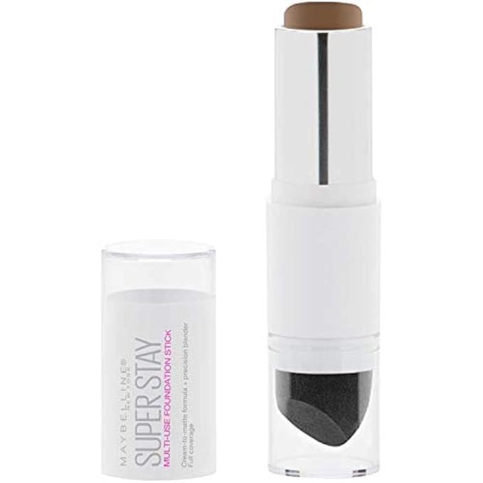 Maybelline New York Super Stay Foundation Stick for Normal To Oily Skin, Deep Bronze, 0.25 Ounce-Velvo Beauty
