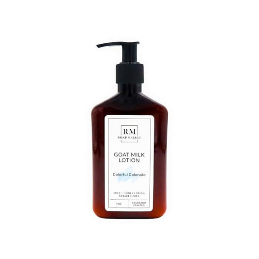 Goat Milk Lotion, Colorful Colorado Fragrance, Hydrating Lotion for Men and Women With Nourishing Goat Milk, Shea Butter, Sunflower Oil, and Aloe, White Lilies & Sweet Pea Scent, 9 Oz-Velvo Beauty