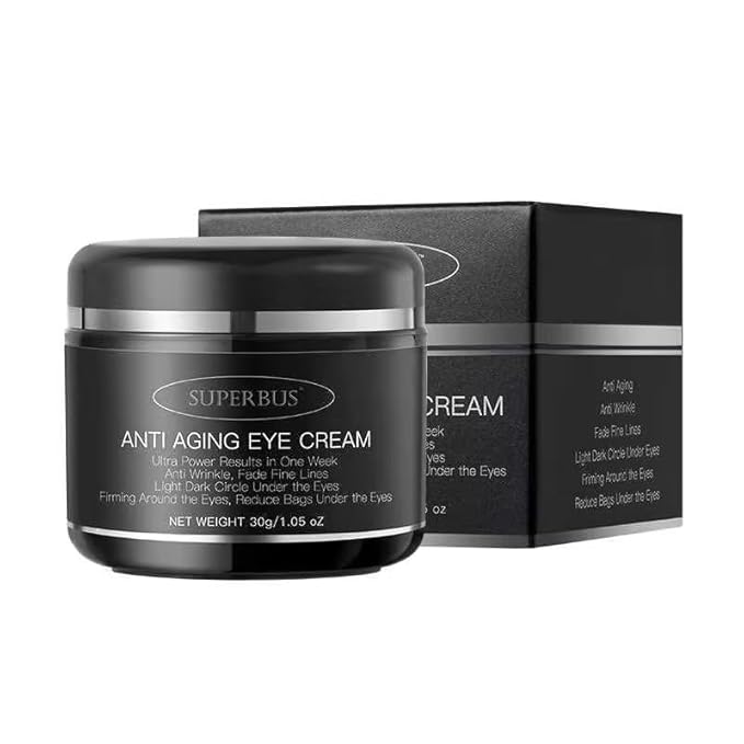 SUPERBUS Anti Aging Eye Cream, Anti Wrinkle, Fade Fine Lines, Reduce Bags and Light / Dark Circle Under the Eyes, Firming Around the Eyes-Velvo Beauty
