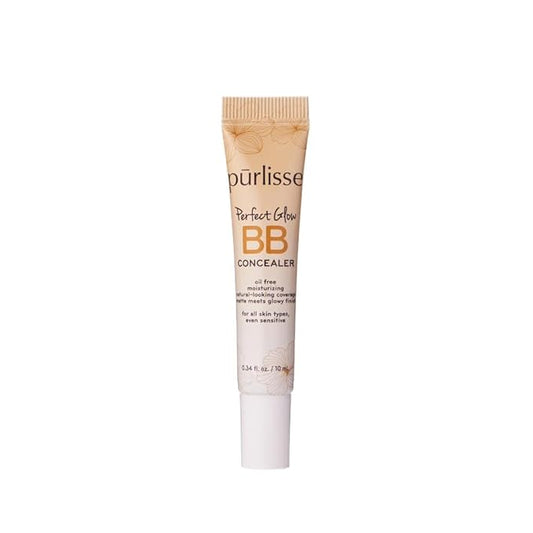 purlisse BB Concealer - BB Cream for All Skin Types - Oil-Free Moisturizing, Smooths Blemishes - .34 Ounce (Medium)-Velvo Beauty