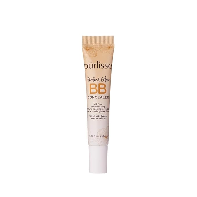 purlisse BB Concealer - BB Cream for All Skin Types - Oil-Free Moisturizing, Smooths Blemishes - .34 Ounce (Tan)-Velvo Beauty