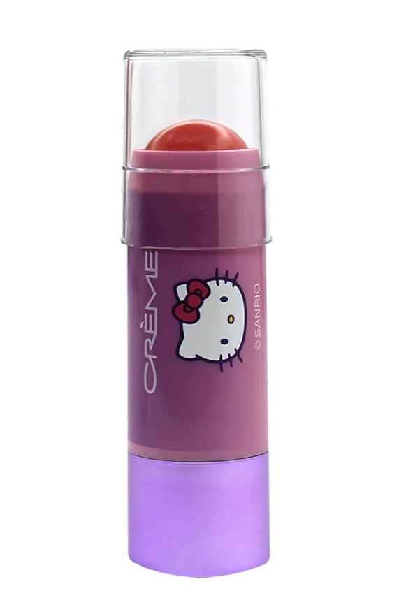 The Crème Shop X HELLO KITTY(PURPLE) 2-IN-1 LIP AND CHEEK TINTED STICK - PRETTY BOW, Pink-Velvo Beauty