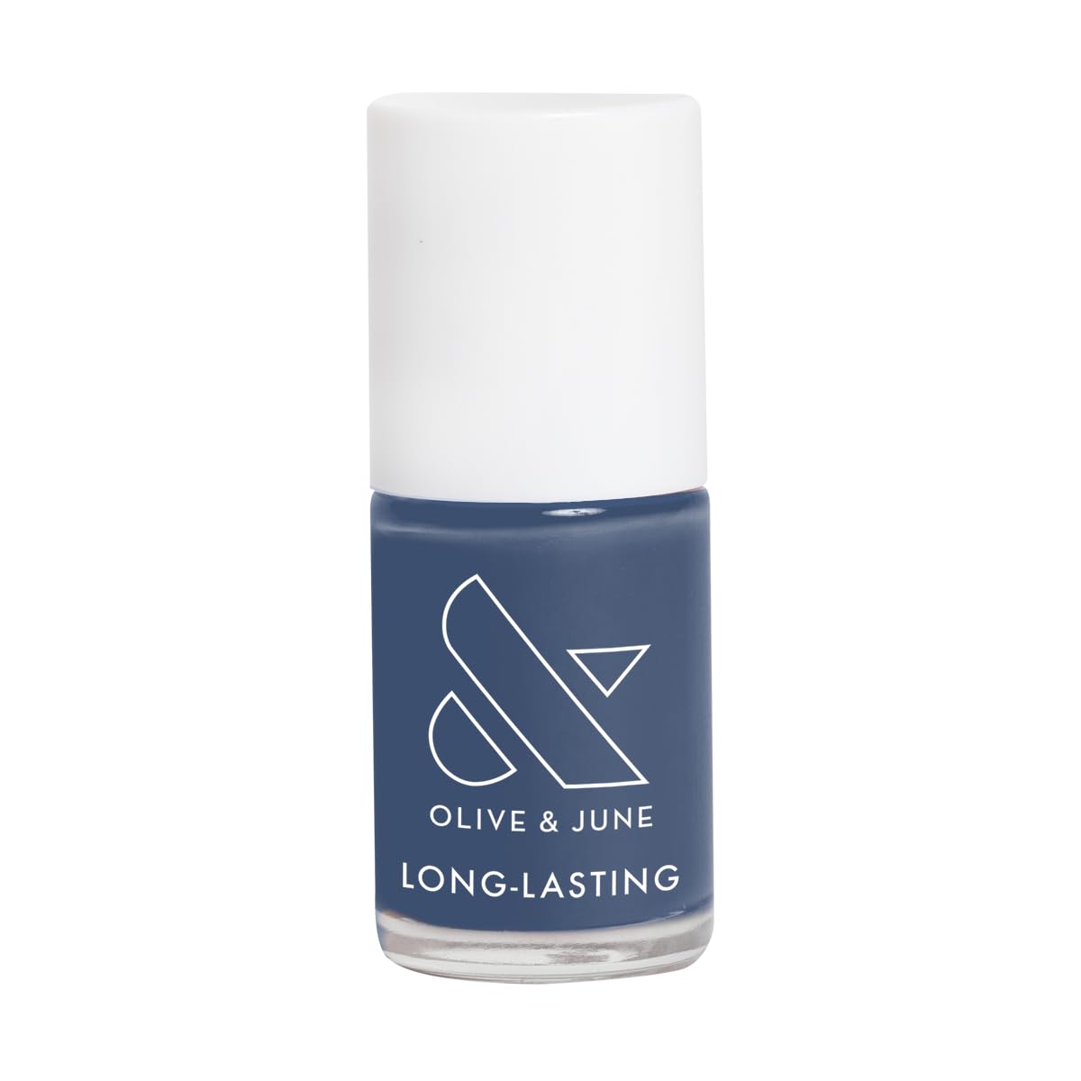 Olive & June Long Lasting Nail Polish | Gel-Like Finish No Lamp Needed | Lasts up to 10 days |Salon-Quality Color at Home |15-Free Vegan Cruelty-Free Chip-Resistant Shine |Social Studies Gunmetal Blue-Velvo Beauty