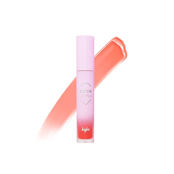 KEYBO Lip Plumper Dotom Lip Plus 16 Colors, 3 Steps Extreme Plumping Clear Lip Gloss by Essence Lip Care Oil & 16 Color Tints from Korean Makeup (33. GM-Grapefruit Tea)-Velvo Beauty