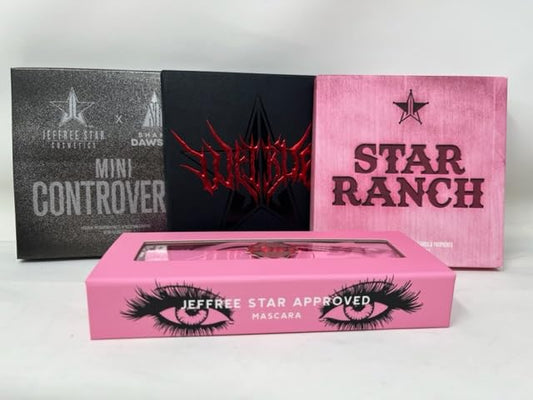 Jeffree Star Cosmetics Birthday Gift Box for Any Holiday Make Up Bundle Set - 4 pcs Bundle-Velvo Beauty