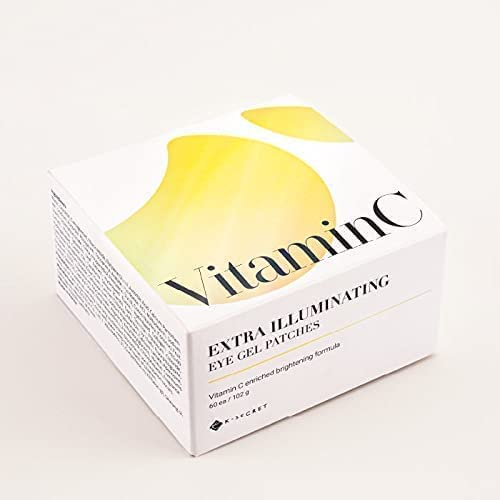 KSECRET Extra Illuminating Eye Gel Patches, 102g/3.45oz. 60pcs (15 full pairs) with VITAMIN C | Korean Skincare | Under Eye Masks for Pigmentation Revoval, Anti-Wrinkles, and Dark Circles…-Velvo Beauty