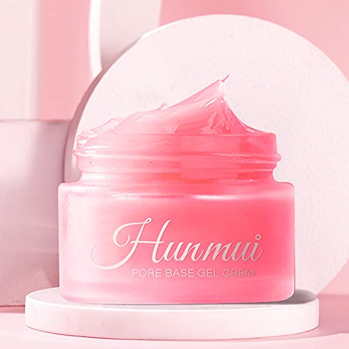 2Pcs Hunmui face primer pore base gel cream，Magical perfecting base face primer under foundation Anti-Aging WrinklesShrink Pore Remove Fine LinesExfoliatingAnti-Oxidation-Velvo Beauty