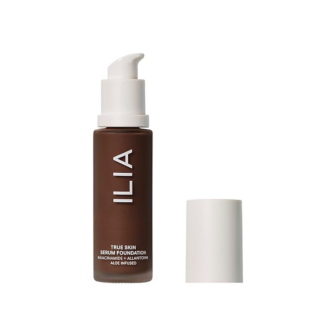 ILIA - True Skin Serum Foundation | Non-comedogenic, Cruelty-Free, Vegan, Weightless Feel, Buildable Coverage, Safe For Sensitive Skin (Grenada SF15)-Velvo Beauty