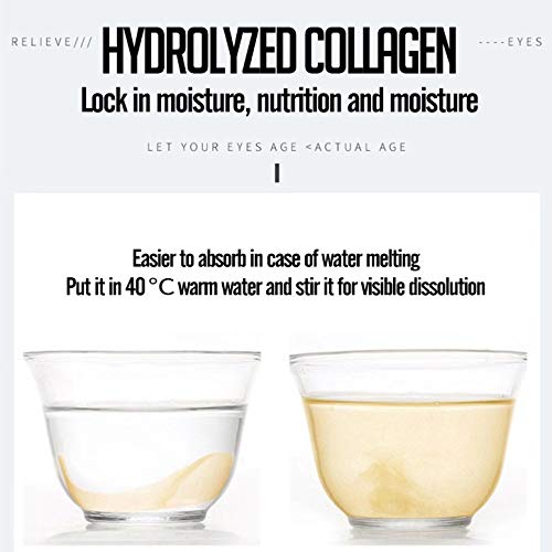 Under Eye Collagen Patch, 24K Gold Anti-Aging Mask, Pads for Puffy Eyes & Bags, Dark Circles and Wrinkles, with Hyaluronic Acid, Hydrogel, Deep Moisturizing Improves elasticity, 30 Pairs-Velvo Beauty