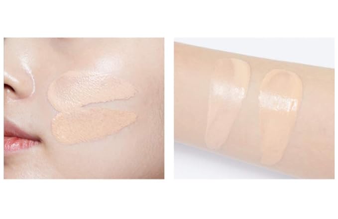 GIVERNY Milchak Cover Foundation Cushion with Refill #23 Medium Beige - Moist Finish for All Skin Types - Flawless Coverage Face Makeup - Lightweight Formula for Satin Glass Texture, 0.4oz x 2-Velvo Beauty