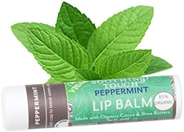 Soothing Touch Lip Balm with Organic Cocoa & Peppermint - 0.25 oz-Velvo Beauty