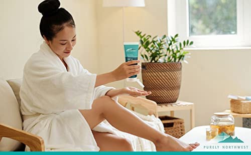 Super Size 8 OZ Extra Strength Natural Tea Tree & Peppermint Foot & Body Cream-Soothes Itching & Burning - Refreshing Odor Control & Sweat Barrier- Softens & Hydrates Rough Callused Skin-Velvo Beauty