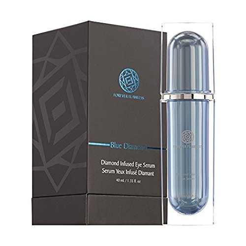 Forever Flawless Diamond Infused Eye Serum. Blue Diamond Eye Serum Formulated to Diminish Puffiness, Bags, Dark Circles, Wrinkles, and Fine-Lines around the Eyes.-Velvo Beauty