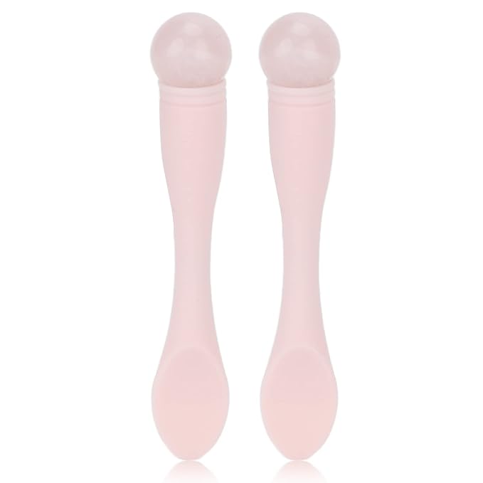 2pcs Eye Cream Applicator Stick,Jadestone Eye Massage Sticks Silicone Scoop Tool For Eye Anti Wrinkle Reduce Puffiness Fatigue Relief()-Velvo Beauty