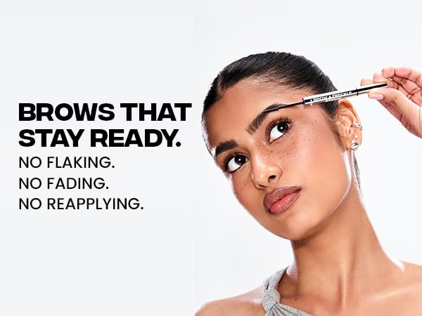Sacheu Brow & Freckle STAY-N Tinted Eyebrow Gel & Faux Freckle Pen — 2-in-1 Longwear Water Resistant Brows Tint, Cruelty-Free & Vegan, Cafe Mocha-Velvo Beauty