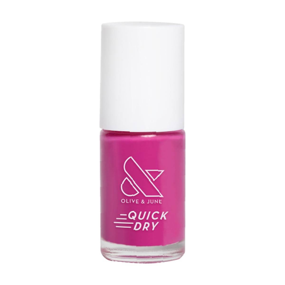 Olive & June Quick Dry Nail Polish | Instant Fast-Drying Smudgeproof Color | 15-free, Vegan Cruelty-Free Formula | Lasts up to 5 Days | Salon-Quality Manicure Pedicure at Home | Wildest Magenta Purple-Velvo Beauty