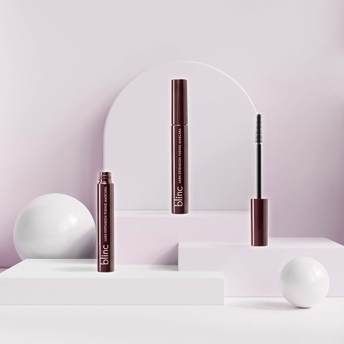 Blinc Lash Extension Tubing Mascara, Extreme Lengthening and Defining Mascara with Biotin, Ultra-Longwearing Washable Mascara, Clean, Vegan and Cruelty-Free, 9mL / 0.30 Fl. OZ (Black)-Velvo Beauty