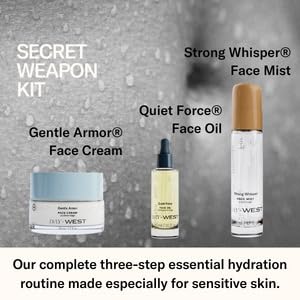 Day+West’s Secret Weapon Kit Skincare Gift Set | Three Sensitive Skin Essentials Including Hydrating Mist, Face + Neck Cream Moisturizer, Facial Oil | With Organic Prickly Pear, Calendula, Vitamin C-Velvo Beauty