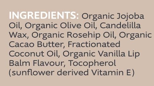 Slo | Natural Lip Balm - All Natural Ingredients, Vegan & Cruelty Free, Hydrating & Soothing, Plastic Free, Paper Packaging | Vanilla + Cacao, 0.28oz-Velvo Beauty