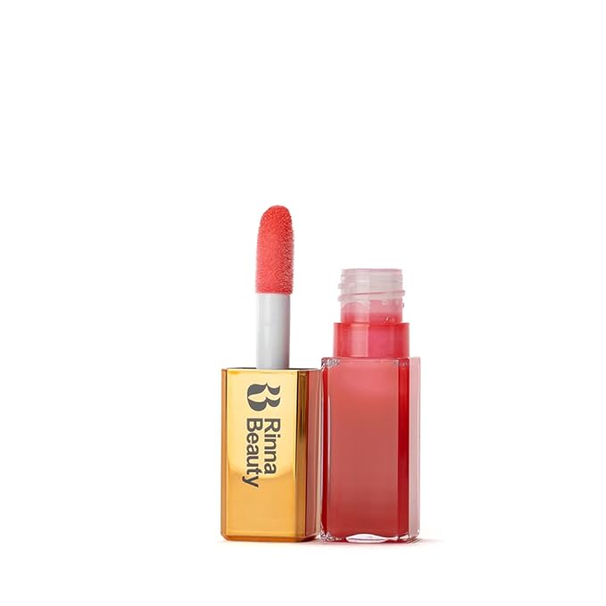 Rinna Beauty Larger Than Life Lip Plumping Oil - Power - Moisturizes & Hydrates Lips - Natural Plumping Over Time - Vegan, Cruelty-Free, & Paraben-Free 0.3 Fl Oz-Velvo Beauty