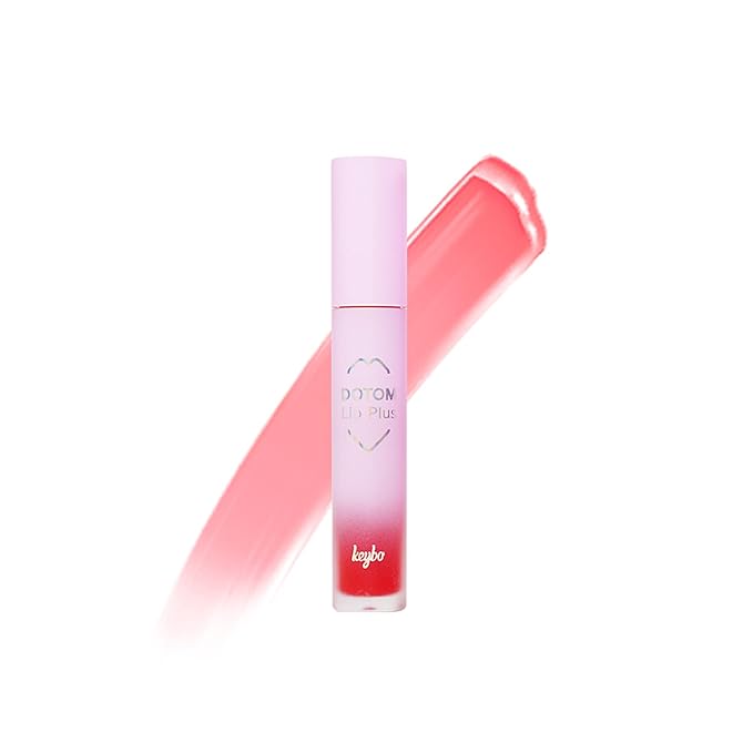 KEYBO Lip Plumper Dotom Lip Plus 16 Colors, 3 Steps Extreme Plumping Clear Lip Gloss by Essence Lip Care Oil & 16 Color Tints from Korean Makeup (32. GM-Cherry Ade)-Velvo Beauty