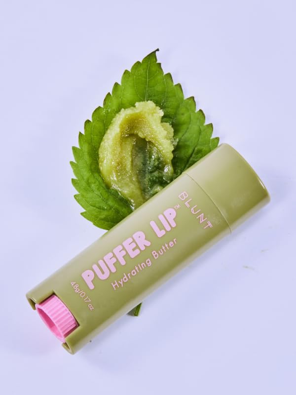 Puffer Lip Hydrating Butter Balm for Dry and Dehydrated Lips | Plant-Based, Free of Petrolatum, Beeswax, Lanolin-Velvo Beauty