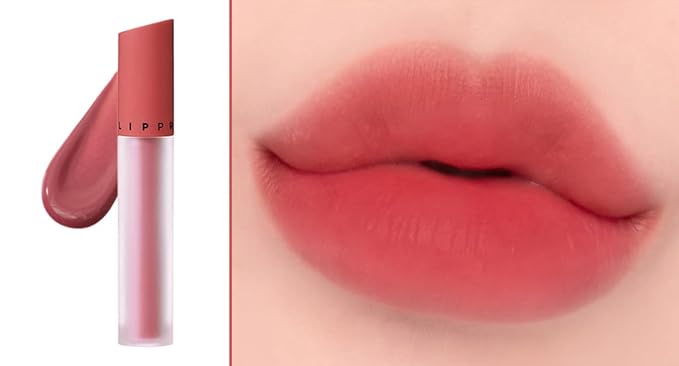 JUNG SAEM MOOL LIP-PRESSION See-Through Tint 0.14 Fl Oz, Soft Blurred Velvet Tint with Lightweight Long lasting Hydration, Seamless Fit Texture, Mood Tone Color, Korean Lip Makeup (PEONY CHIFFON)-Velvo Beauty