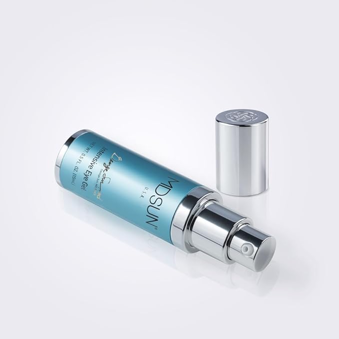 MDSUN Intensive Eye Gel, Alcohol Free, Support Natural Collagen, Keep Skin Moisturized, Radiant & Reduce Lines, Wrinkles, Puffiness, Dark Circles, 15mL-Velvo Beauty