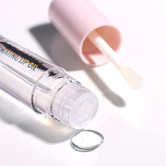 Glow Getter Hydrating Lip Oil (010, Clear)-Velvo Beauty