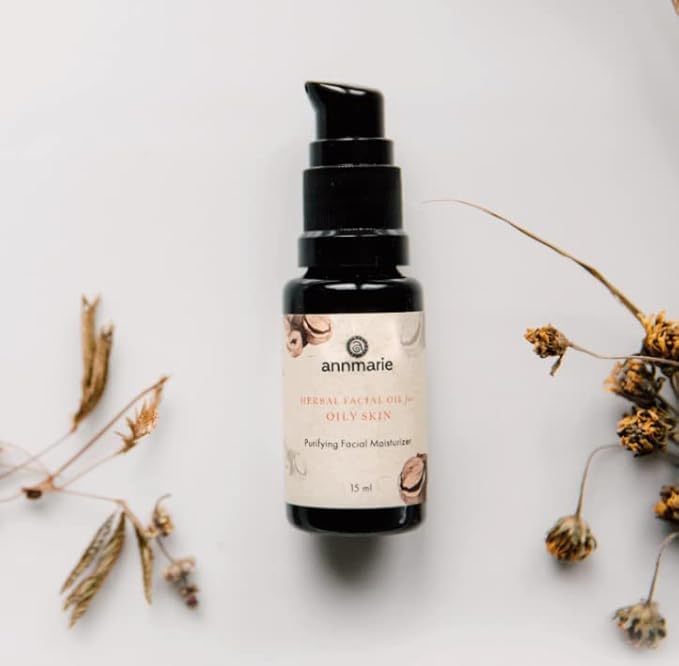 Annmarie Herbal Facial Oil for Oily Skin 0.5 Fl Oz (Pack of 1)-Velvo Beauty