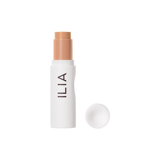 ILIA - Skin Rewind Complexion Stick - Foundation + Concealer + Skincare | Non-Toxic, Vegan, Cruelty-Free, Clean Makeup (18N - Hawthorn, 0.35 oz | 10 g)-Velvo Beauty