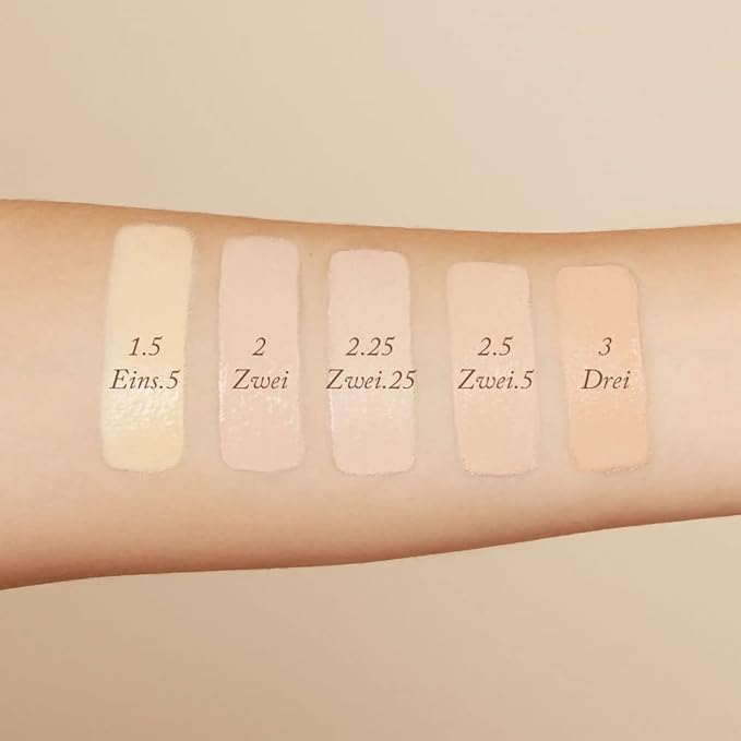 Monika Blunder Beauty - Blunder Cover Foundation, Concealer - Shade: 2.5 - Zwei.5 - Light, Warm Undertones - Clean Beauty, All-In-One, Cruelty-Free, Vegan - 0.62 oz-Velvo Beauty
