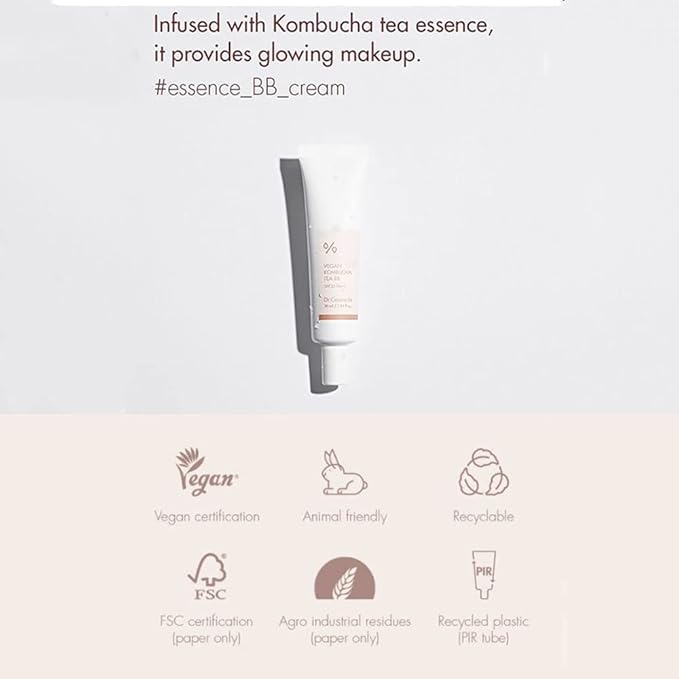[Dr.Ceuracle] Vegan Kombucha Tea BB Cream 30ml SPF30 PA++-Velvo Beauty