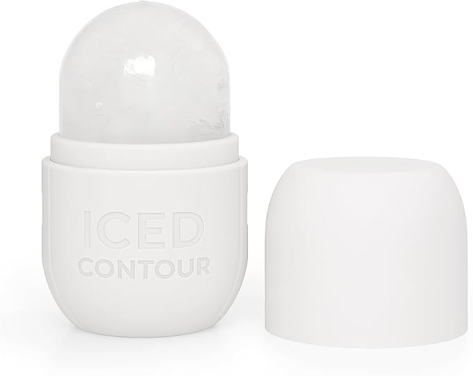 Ice Roller for Face, Ice Face Roller for Eyes, Neck and Cold Therapy for Injuries. Ice Mold for Face Massager, Skin Care. Remove Fine Lines, Shrink Pores, Reduce Acne (White)-Velvo Beauty