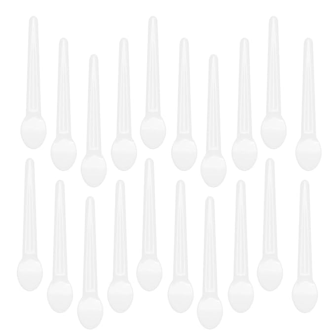 100pcs Makeup Scoop Cosmetic Scoop Face Cream Spatula Face Cream Scoop Face Mask Scoop Cosmetic Spatula Makeup Spoon-Velvo Beauty