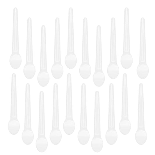 100pcs Makeup Scoop Cosmetic Scoop Face Cream Spatula Face Cream Scoop Face Mask Scoop Cosmetic Spatula Makeup Spoon-Velvo Beauty